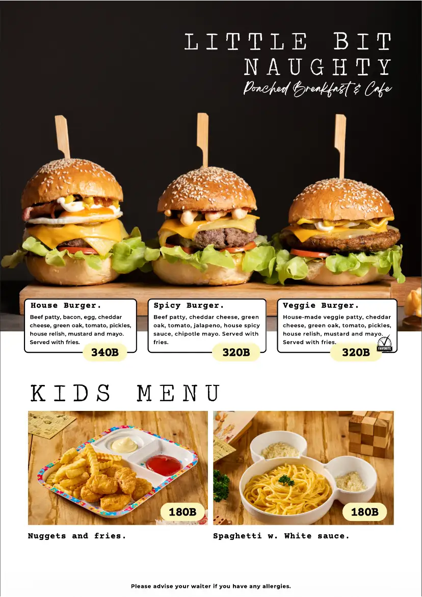 Poached Breakfast Cafe menu page 17