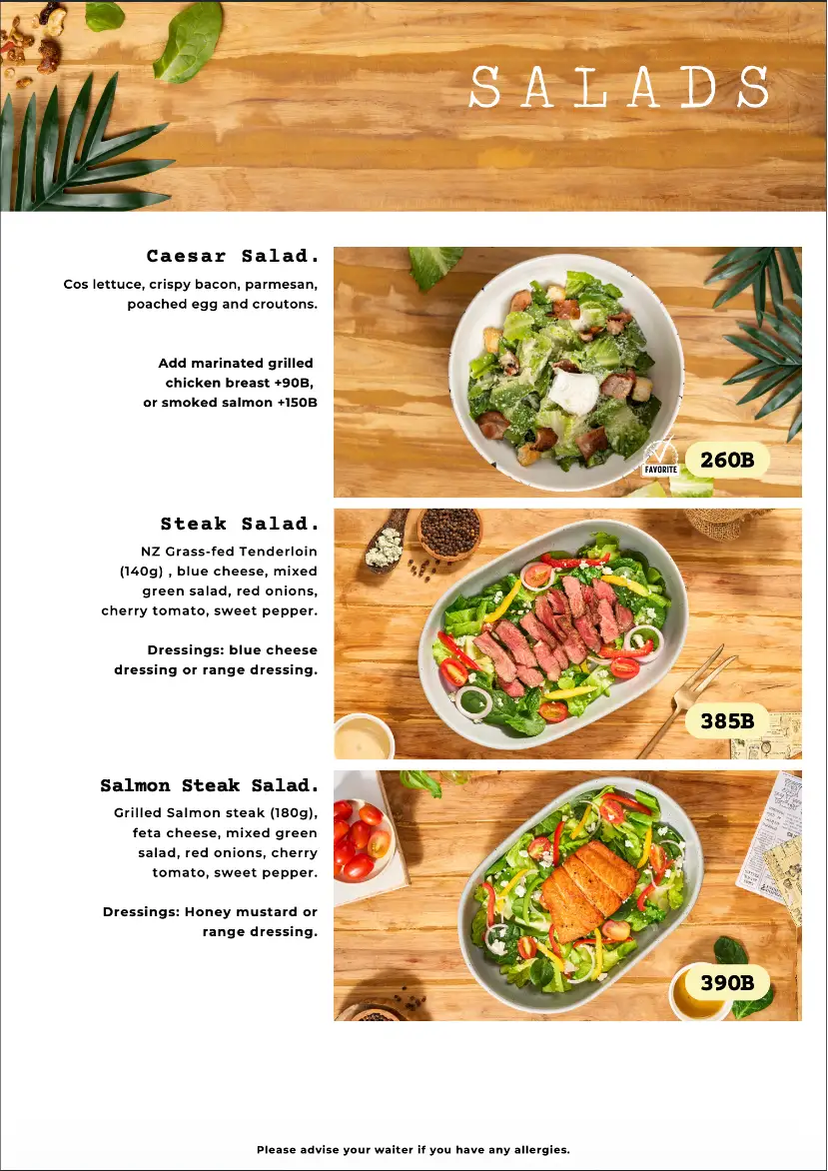 Poached Breakfast Cafe menu page 13