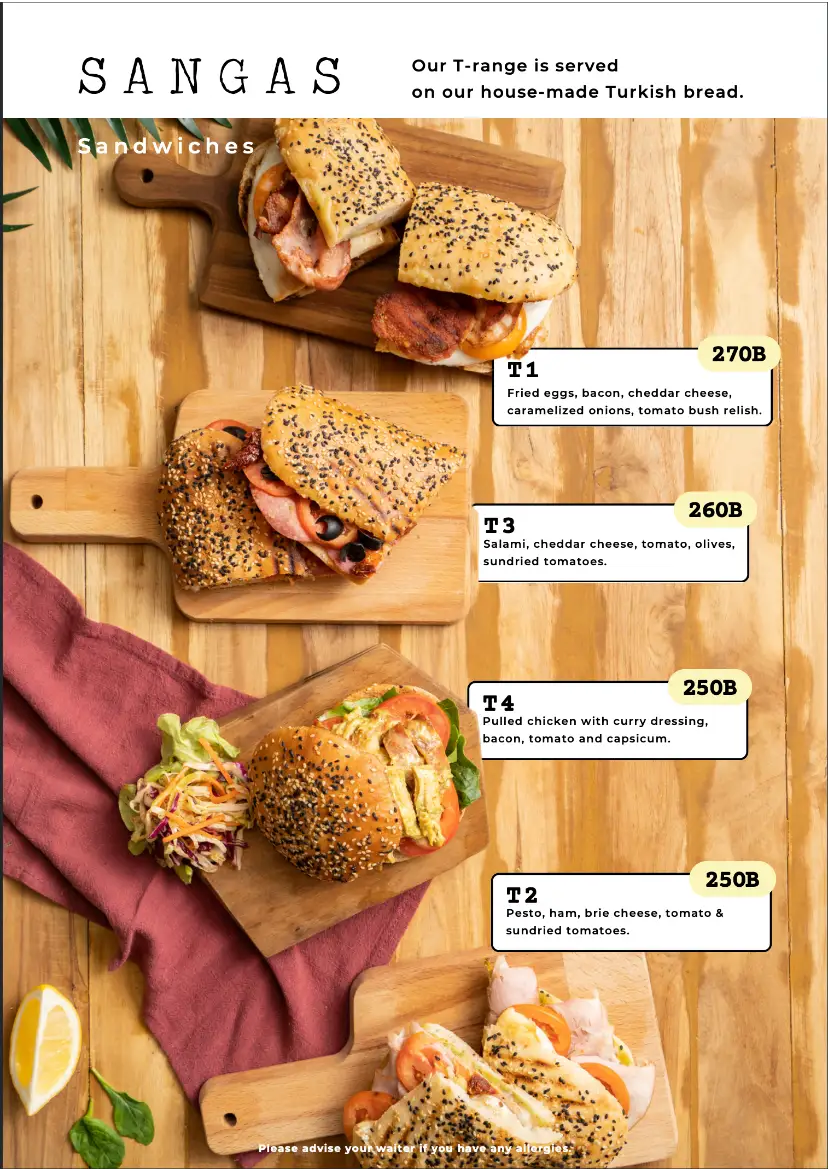 Poached Breakfast Cafe menu page 10