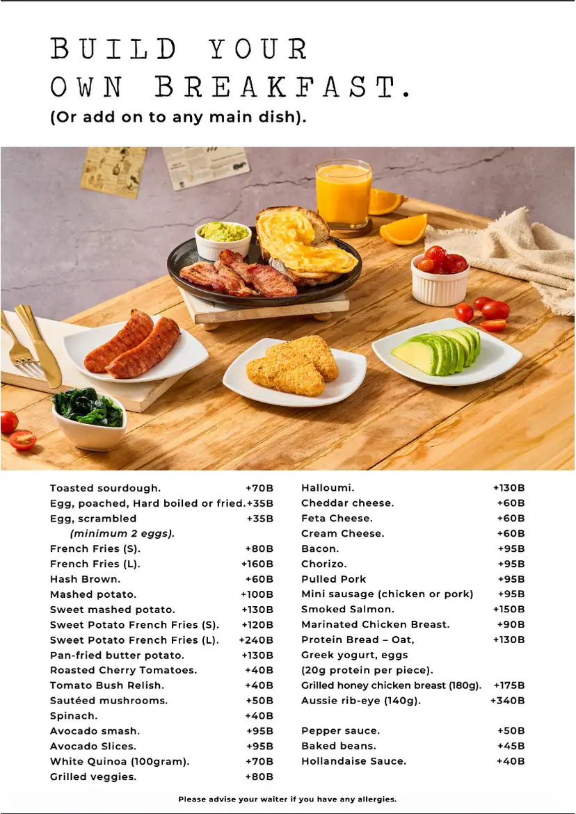 Poached Breakfast Cafe menu page 9