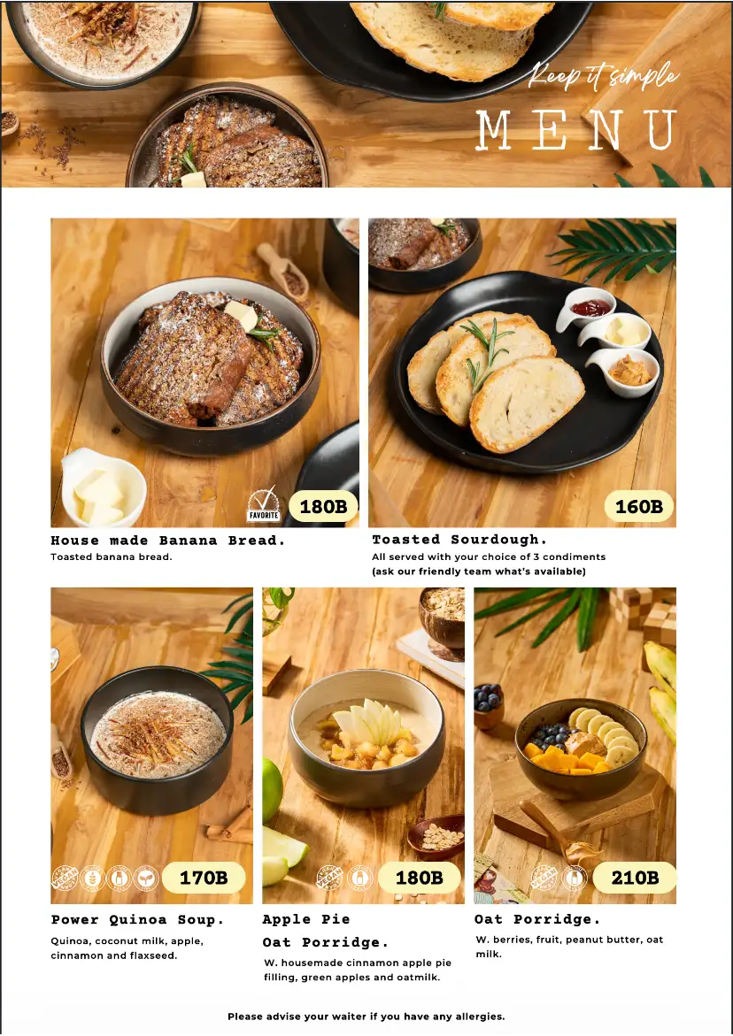 Poached Breakfast Cafe menu page 2