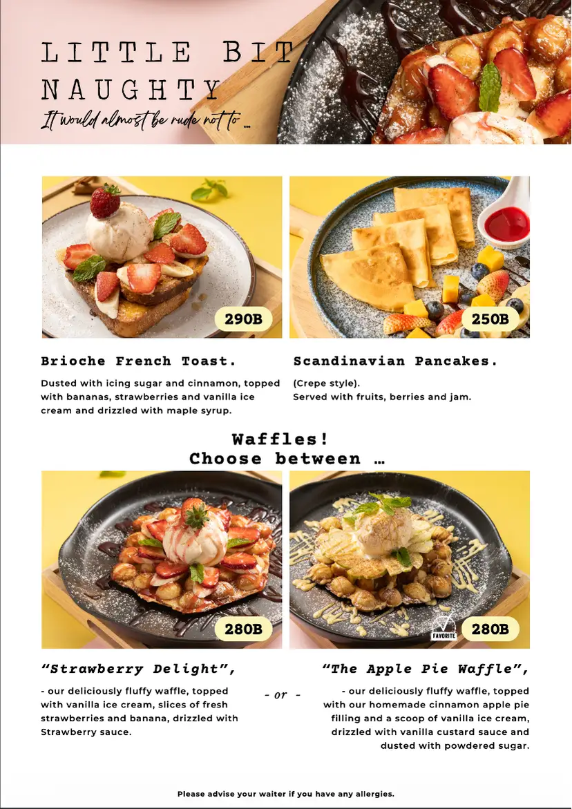 Poached Breakfast Cafe menu page 20